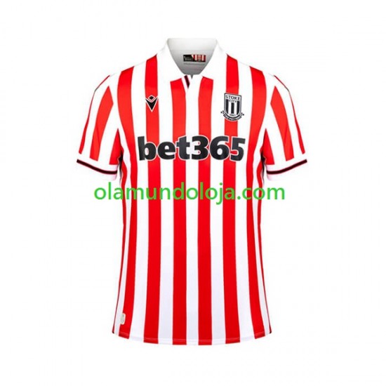 Camisola Stoke City Homem Equipamento Primeiro 2023-2024 Manga Curta